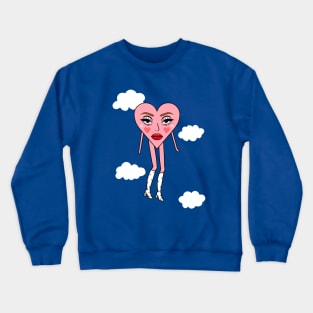 Dream Lovers Heart in the Sky Crewneck Sweatshirt